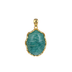 Ciondolo in argento con Amazzonite