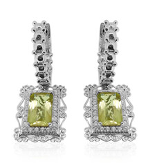 Orecchini in argento con Quarzo Ouro Verde (Dallas Prince Designs)