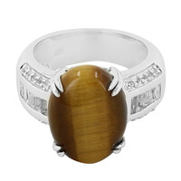 Anello in argento con Occhio di Tigre