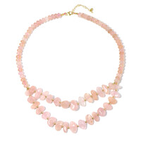 Collana in argento con Morganite