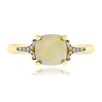 Anello in oro con Opale di Welo AAA