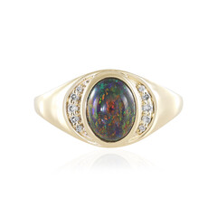 Anello in oro con Opale Matrice Andamooka (AMAYANI)