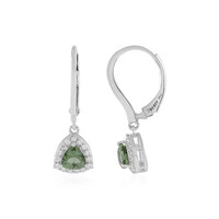 Orecchini in argento con Apatite Cromo