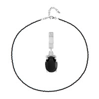 Parure in argento con Spinello Nero