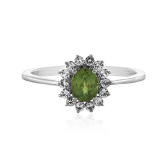 Anello in argento con Demantoide Russo