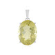 Ciondolo in argento con Quarzo Limone