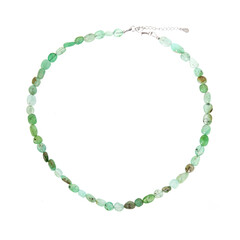 Collana in argento con Crisoprasio