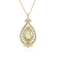 Collana in argento con Quarzo Limone