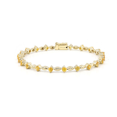 Bracciale in argento con Zaffiro Giallo