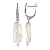 Orecchini in argento con Perla di Acqua Dolce (TPC)