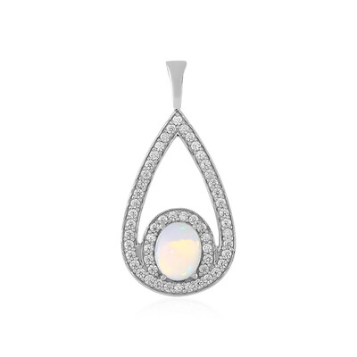 Ciondolo in argento con Opale di Welo