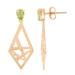 Orecchini in argento con Peridoto