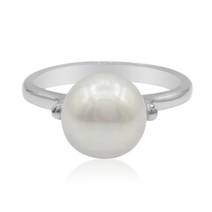 Anello in argento con Perla di Acqua Dolce (TPC)