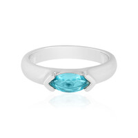 Anello in argento con Apatite Blu