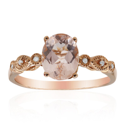Anello in oro con Morganite AAA (CIRARI)