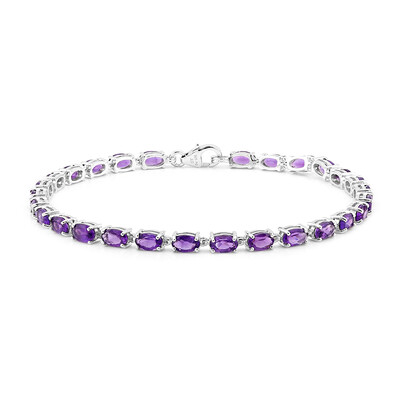 Bracciale in argento con Ametista Zambiana