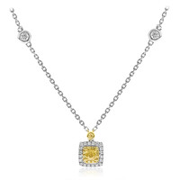 Collana in oro con Diamante Giallo SI2 (CIRARI)