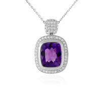 Collana in argento con Ametista Uruguay