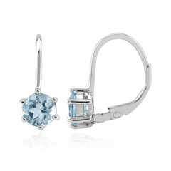 Orecchini in argento con Topazio Blu Cielo