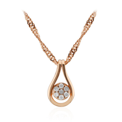 Collana in argento con Diamante I3 (I)