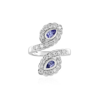 Anello in argento con Tanzanite