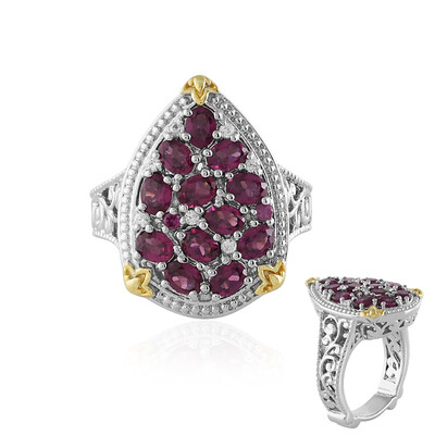 Anello in argento con Rodolite (Dallas Prince Designs)