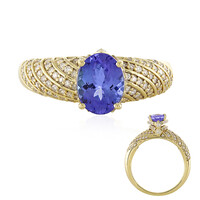 Anello in oro con Tanzanite AAA (de Melo)