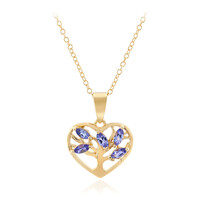 Collana in argento con Tanzanite