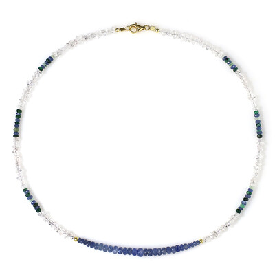 Collana in argento con Quarzo Herkimer (Riya)