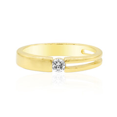 Anello in oro con Diamante IF (D)