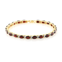 Bracciale in argento con Granato Mozambico