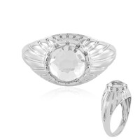 Anello in argento con Topazio Bianco