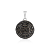 Ciondolo in argento con Spinello Nero