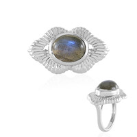 Anello in argento con Labradorite