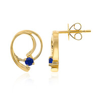 Orecchini in oro con Haüyne