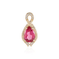 Ciondolo in oro con Rubellite (AMAYANI)