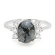 Anello in argento con Ossidiana Fiocco di Neve