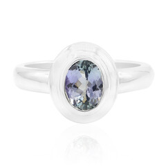 Anello in argento con Tanzanite (non riscaldata)