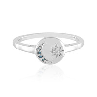 Anello in argento con Diamante I2 (I)
