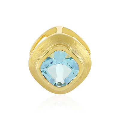 Ciondolo in argento con Topazio Blu Cielo (MONOSONO COLLECTION)