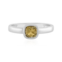 Anello in argento con Citrino