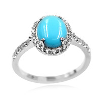 Anello in argento con Turchese Sleeping Beauty (Faszination Türkis)