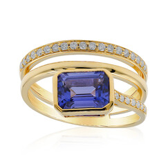 Anello in oro con Tanzanite AAA (CIRARI)