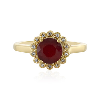 Anello in argento con Rubino del Madagascar
