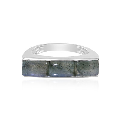 Anello in argento con Labradorite Blu Maniry (KM by Juwelo)