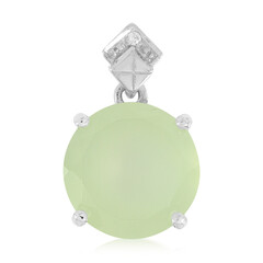 Ciondolo in argento con Prehnite