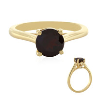 Anello in argento con Granato Mozambico