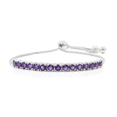 Bracciale in argento con Ametista Zambiana