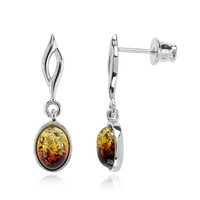 Orecchini in argento con Ambra Baltica