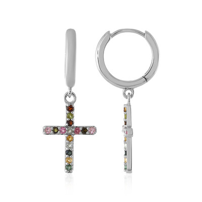 Orecchini in argento con Tormalina